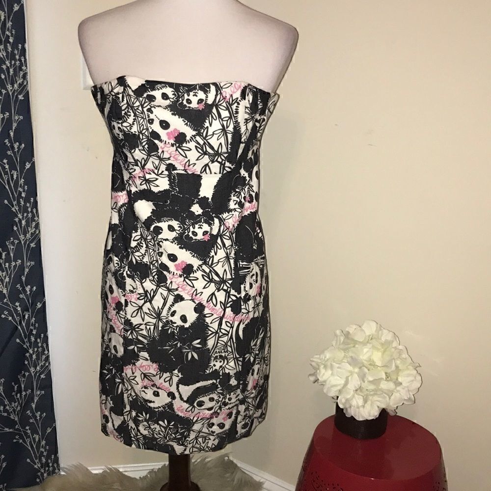 Lilly Pulitzer Pandamonium Bowen Dress RARE